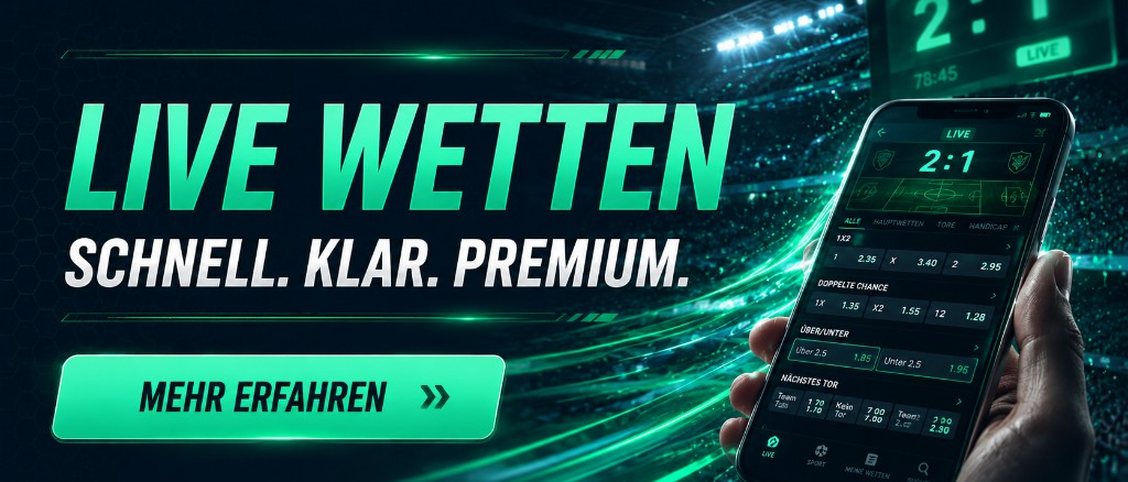 Live Wetten – Schnell. Klar. Premium.