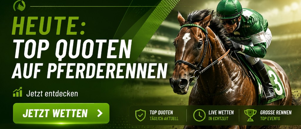 Top Quoten auf Pferderennen
